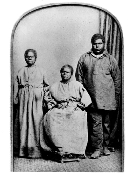 Truganini, her relative Bessy Clarke and William Lanney, believed in the 1800s to be the last indigenous Tasmanian people.