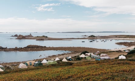 Troytown Farm Campsite, Isles of Scilly, Cornwall