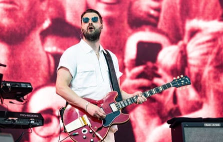 ‘You sit at home for six months then you have to be Freddie Mercury on tour’ … at Isle of Wight Festival in 2023.