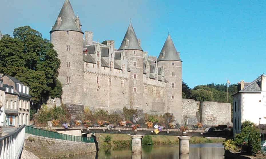 The fairytale Josselin Castle in Morbihan, Brittany.