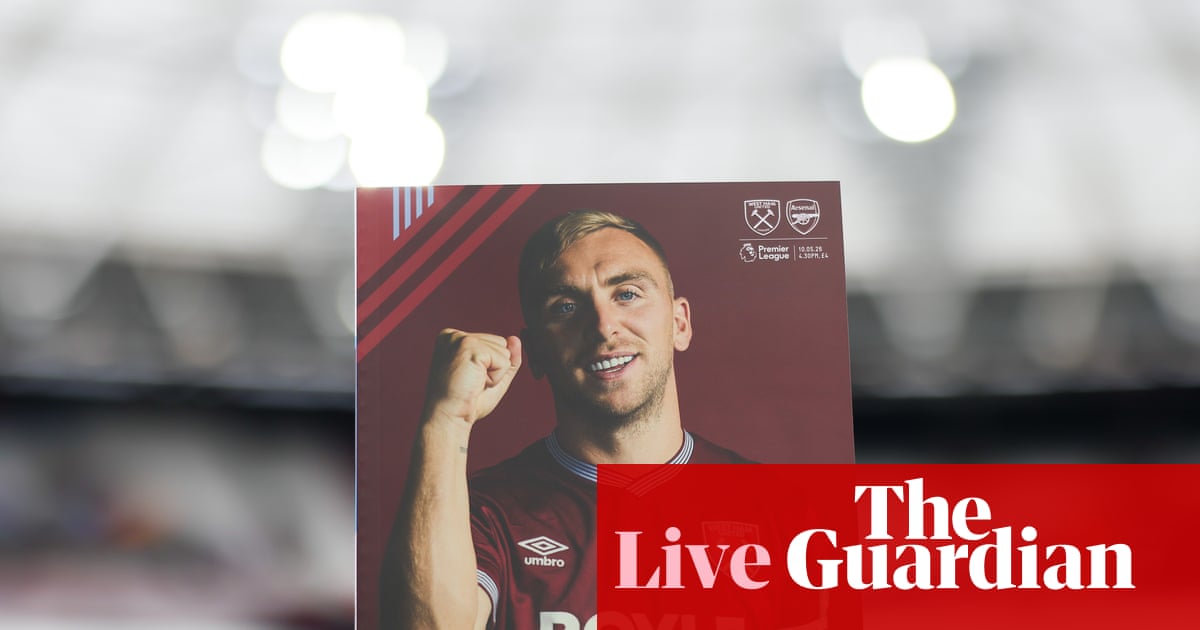 West Ham United v Arsenal: Premier League live