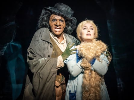 Nicola Hughes as Witch nd Maria Conneely as Rapunzel in Into The Woods.