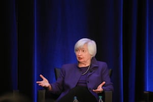 Janet Yellen pictured in January last year.
