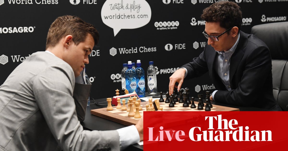 magnus carlsen and fabiano caruana play to quiet game 11 draw as it happened sport the guardian magnus carlsen and fabiano caruana play to quiet game 11 draw as it happened sport the guardian