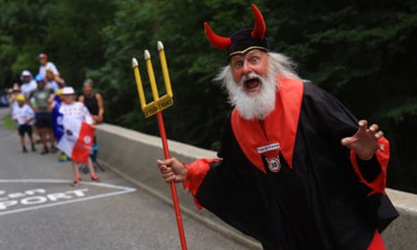 Tour de France 2023: Rodríguez wins stage 14 as Vingegaard keeps yellow jersey – live | Tour de France 2023 3 German cycling fan Didi Senft.