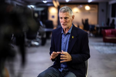 Yair Golan, the leader of the Democrats, a left-wing political alliance in his office in Tel Aviv
