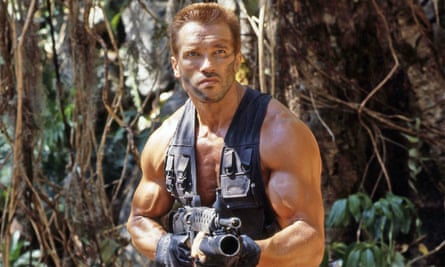 Arnold Schwarzeneggerin Predator.
