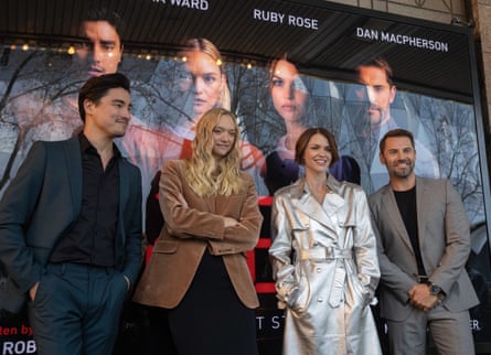 Remy Hii, Gemma Ward, Daniel MacPherson and Ruby Rose at the media call for 2:22 – A Ghost Story.