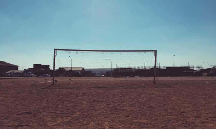 A deserted football pitch in Diepkloof, South Africa
