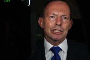Former prime minister Tony Abbott is seen during the launch of a new book by Dr Kevin Donnelly at the Sofitel Wentworth Hotel in Sydney, November 20, 2018.