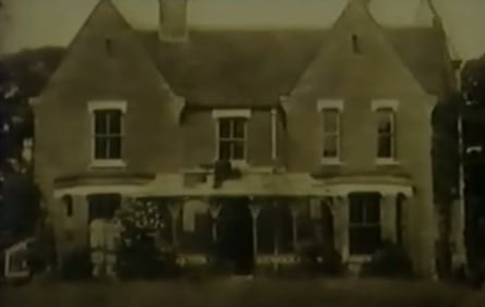 A scene from the 1975 BBC documentary The Ghost Hunters