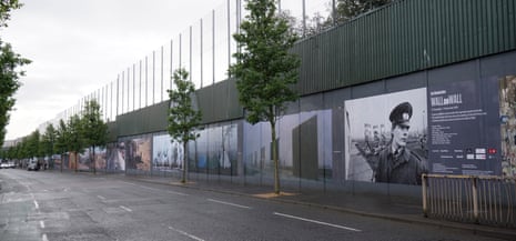 ‘Peace wall’ Belfast 2019Weidenhöfer’s Wall on Wall project is currently on display in Belfast.