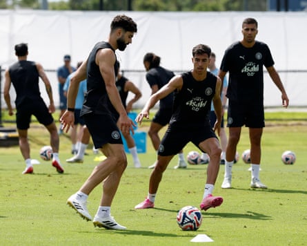 Rodri (right) spent most of last season on the sidelines with injury.