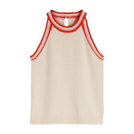 Boden crochet racer tank