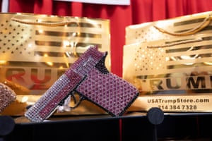 Dallas, US: A diamante gun purse on sale at the Conservative Political Action Conference