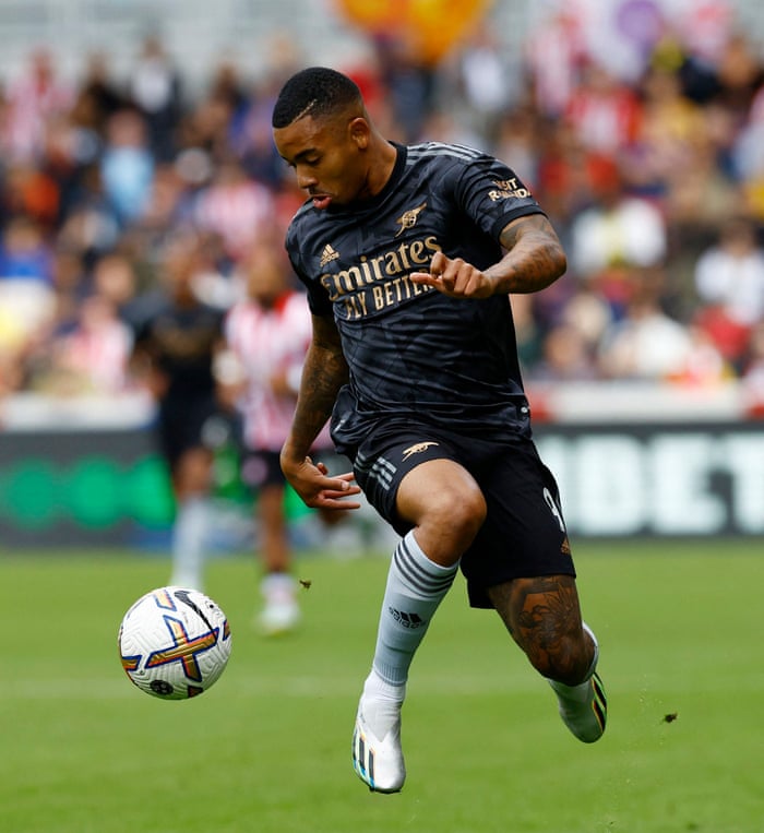 Brentford v Arsenal: Premier League – live | Premier League 8 Jesus in action.