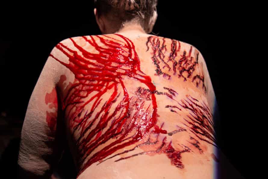 147 razor cuts: bloody artwork marking Indigenous deaths in custody wins Australia’s Blake prize | Art 2 SJ Norman’s photographic work Cicatrix (All that was taken, all that remains)