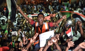 Protesters gather outside the military headquarters in Khartoum last week demanding regime change. 4928.jpg?width=300&quality=85&auto=forma