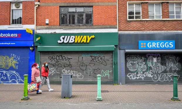 Closed shops in Bedminster, Bristol, 1 April 2020