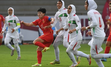 Iran try to halt China's Wang Shanshan Women's Asian Cup in India in January.
