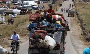 Refugees flee Daraa