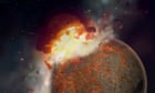 Blobs near Earth's core are remnants of collision with another planet, study says