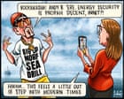 Ben Jennings on Andy Burnham’s decision to approve the Jackdaw North Sea gasfield – cartoon