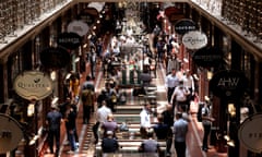 People shopping in Sydney