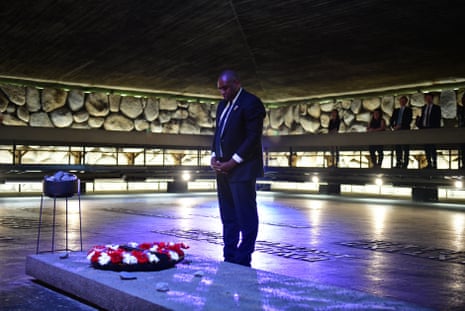 David Lammy in the Hall of Remembrance at Yad Vashem