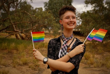 FabAlice youth ambassador Sorrell Diddams said having the drag queens and kings take over the town made them feel proud to be part of the queer community.