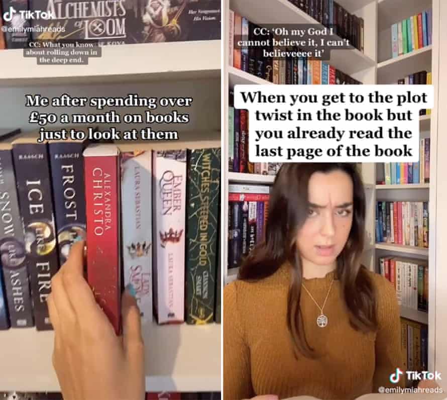 Influential … BookToker @emilymiahreads.