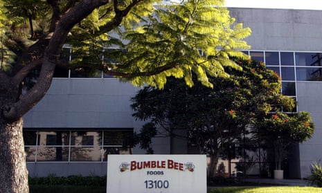 The Bumble Bee tuna processing plant in Santa Fe Springs, California