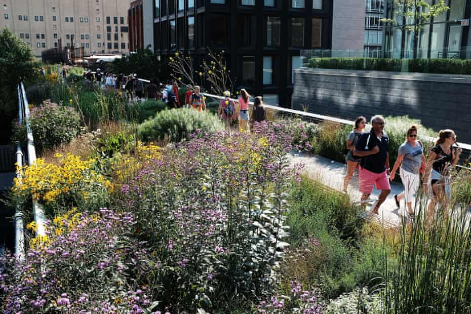 The Highline in New York City provides examples to cities elsewhere for how leftover spaces in cities can be completely transformed to connect both people and nature.