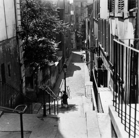 A photo Albert took of Montmartre, Paris, 1950.