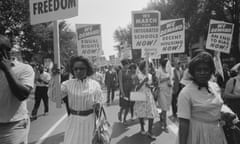 Ciivil rights march in DC in 1963.