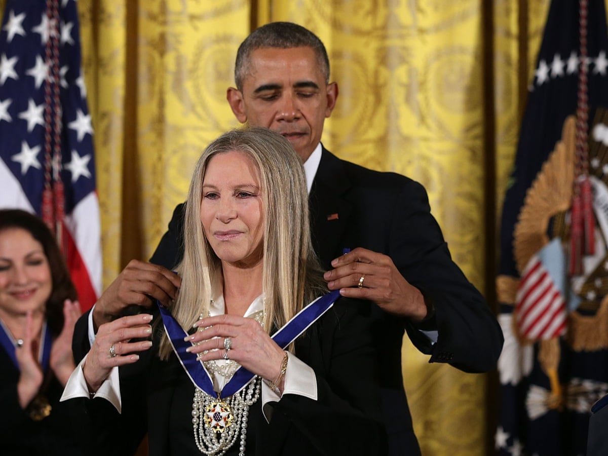 Barbra Streisand And Steven Spielberg Awarded Presidential Medal Of Freedom Barack Obama The Guardian