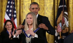 Barbra Streisand Barack Obama Presents The Presidential Medal Of Freedom Barbra Streisand Barack Obama Presents The Presidential Medal Of Freedom