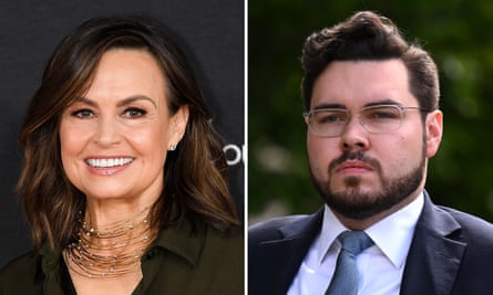 Lisa Wilkinson (Left) and Bruce Lehrmann (Right)