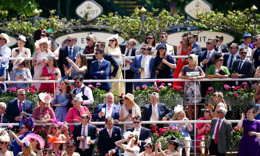 Spectators on day four of Royal Ascot.