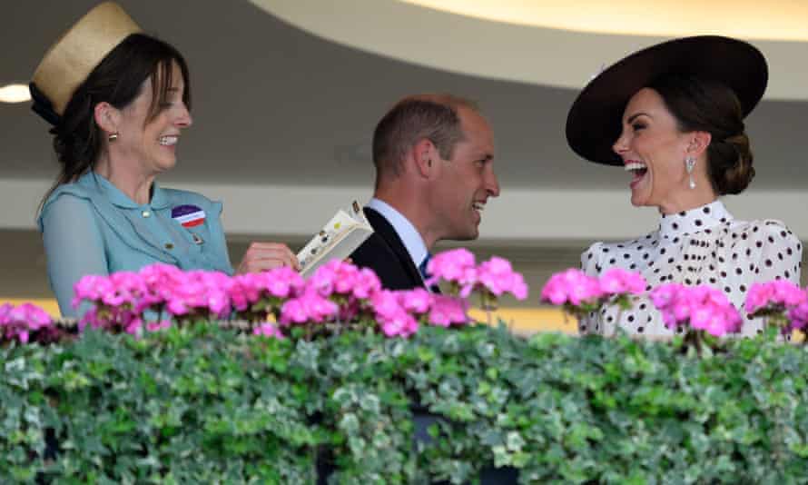 The Cambridges appeared to have enjoyed their trip to the races yesterday.
