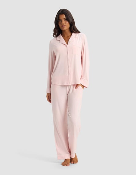 Cozy earth review: i tested the buzzy bedding and sleepwear brand. Here are its best, most comfy pieces | life and style Bamboo stretch-knit long sleeve pajama set from cozy earth