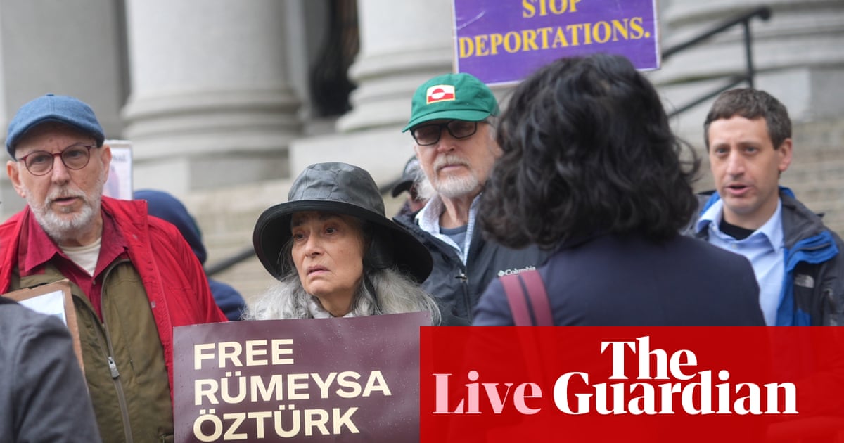 Rümeysa Öztürk, detained Tufts student, released from federal custody – as it happened 1