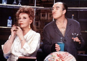 Jeanne Moreau and Michel Piccoli in Le paltoquet, 1986