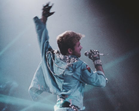 George Michael performing in 1988.