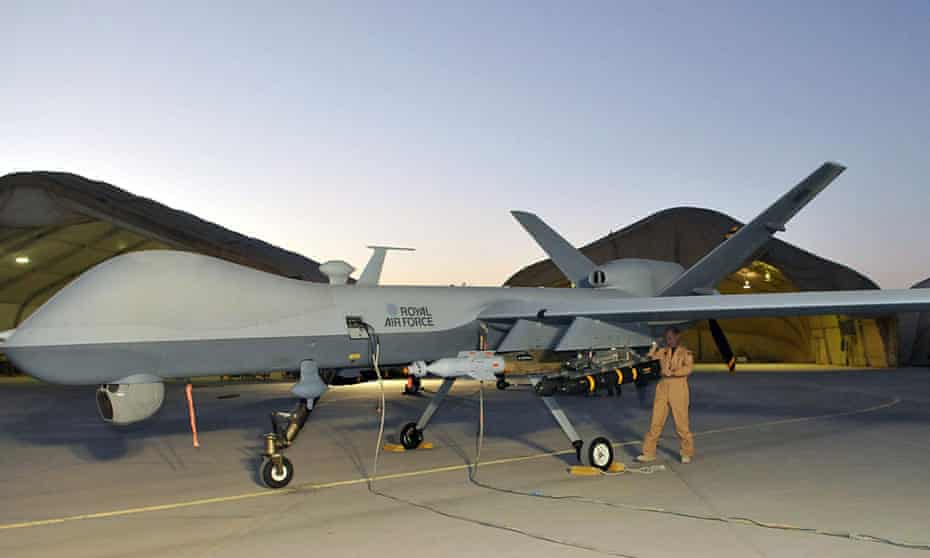 A Reaper drone at Kandahar, in Afghanistan.