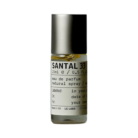 Le Labo Santal 33 fragrance bottle