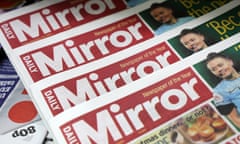 Daily Mirror newspapers 