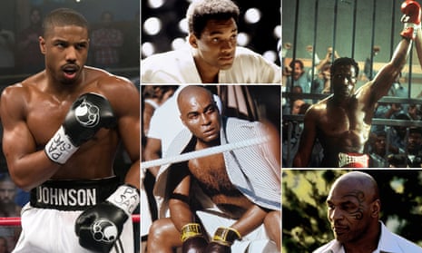 A history of violence: (clockwise: left to right) Creed, Ali, Undisputed, Tyson, The Great White Hope