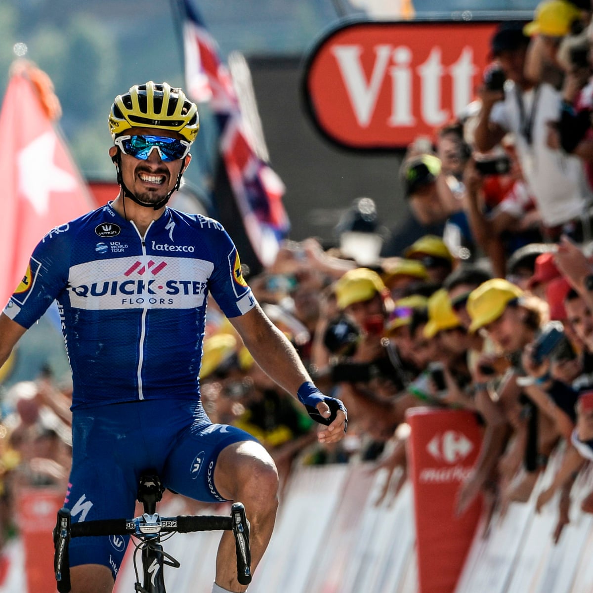 Julian Alaphilippe Takes Stage 10 As Tour De France Starts Alps Climb Sport The Guardian
