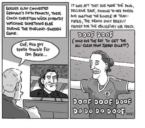 David Squires on … the Euro 2025 quarter-finals, panel 8